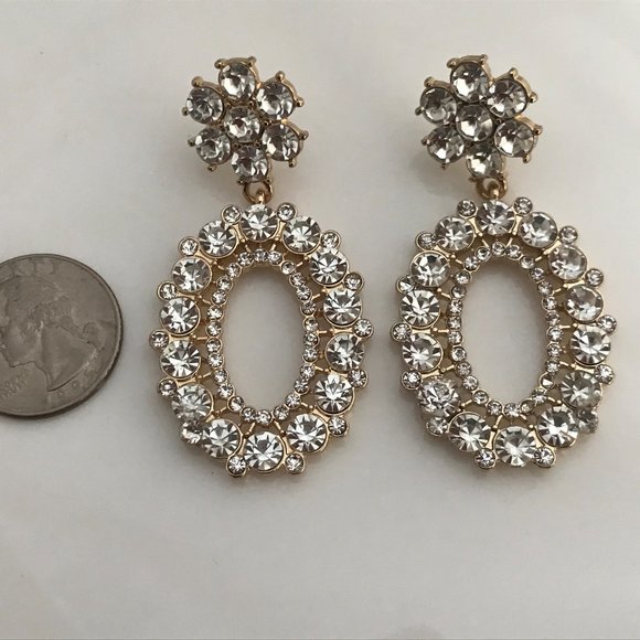 New York & Company Earrings Women Fancy Crystal Ac - Picture 6 of 8